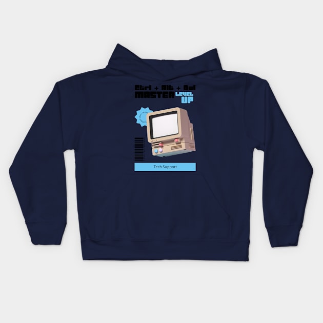 ctrl + alt + del master Kids Hoodie by juinwonderland 41